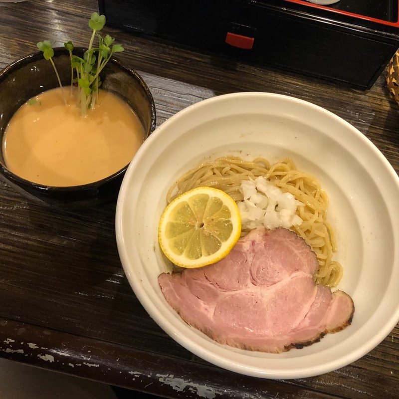 甘海老のヴィシソワーズ風つけそば(丿貫)