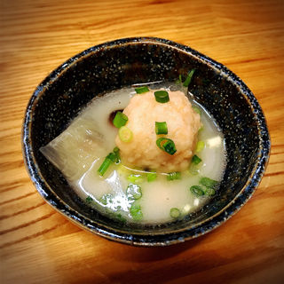 お通し(炭火焼鳥 鳥幸 赤羽店)