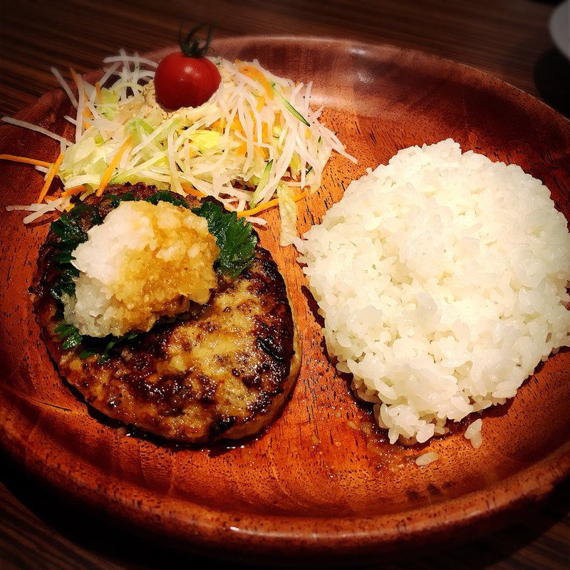 おろしそバーグディッシュ(びっくりドンキー狛江店)