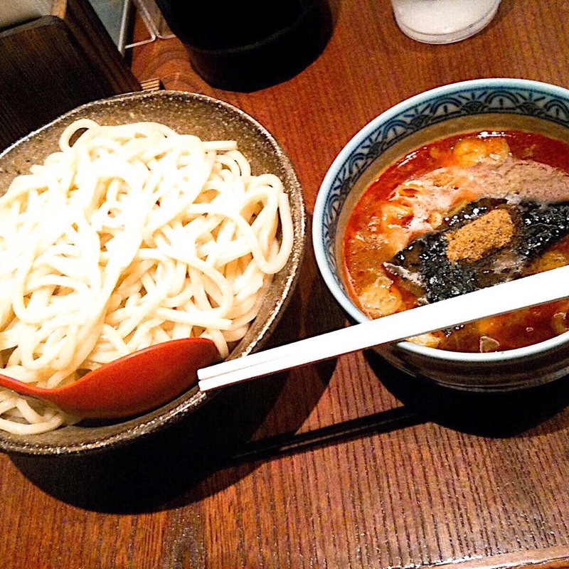 辛つけ麺(並)(つけ麺専門店 三田製麺所 五反田店)