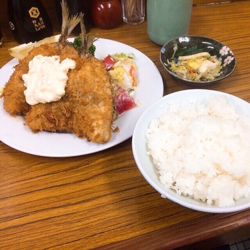アジフライ定食(とんかつ八千代 （とんかつ・やちよ）)