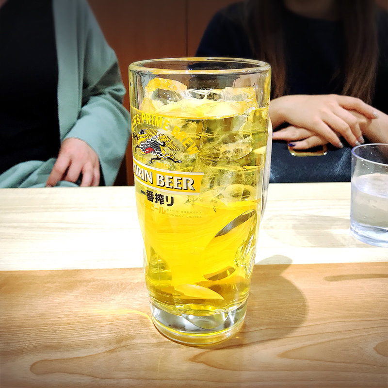 緑茶ハイ(俺流塩ラーメン 中目黒駅前店)