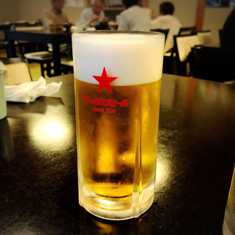 生ビール(うなぎ竹江)