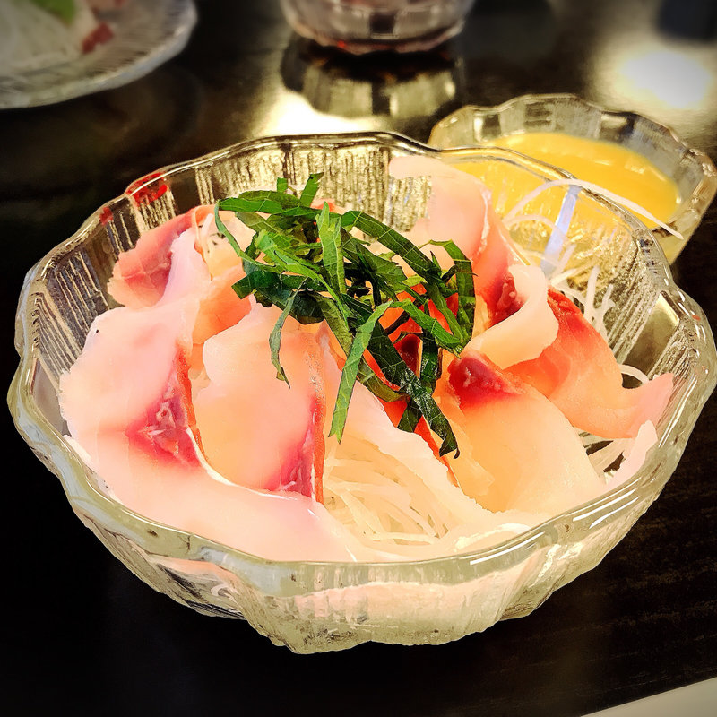 鯉のあらい(うなぎ竹江)