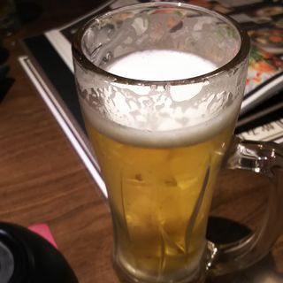 生ビール（中ジョッキ）(個室肉バル＆チーズタッカルビ オルランド)