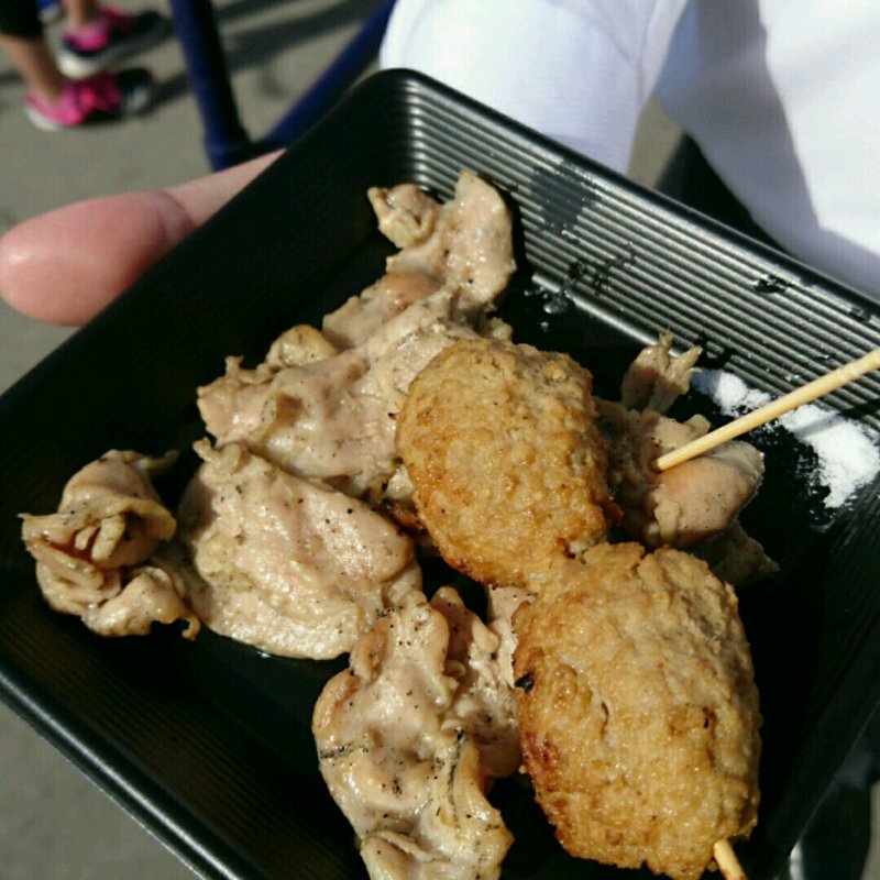 鶏はらみ炙り焼き(塩)バージョン(炭火焼鳥　温－アツ )