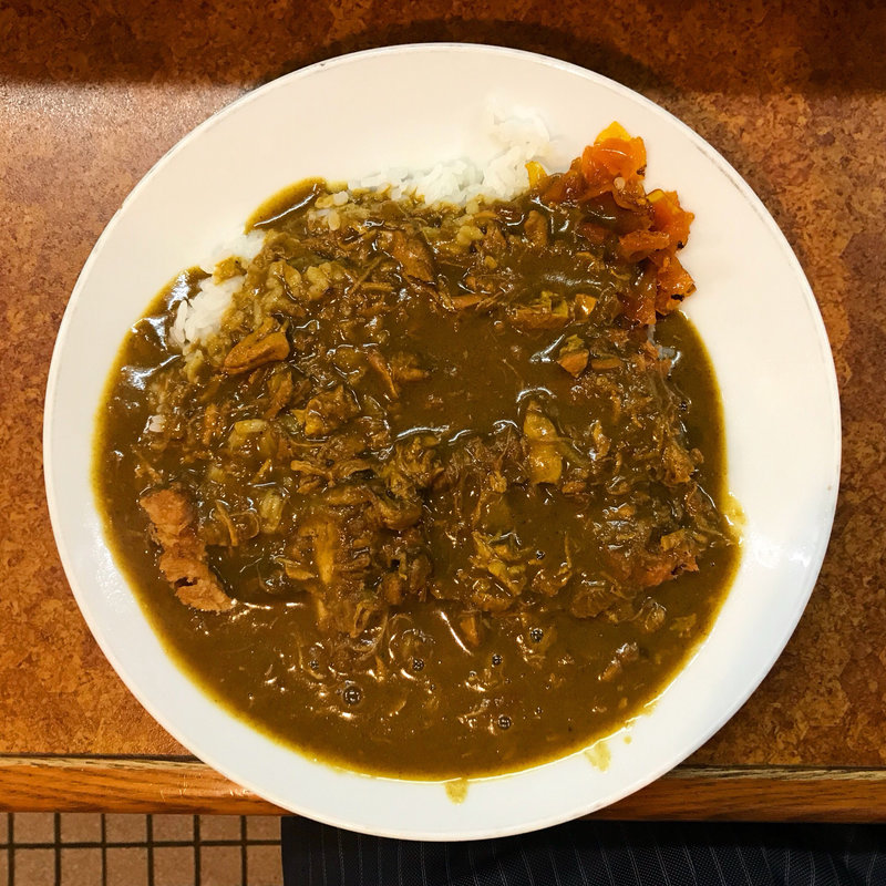 かつカレーライス(とんかつ 江戸家(えどや))
