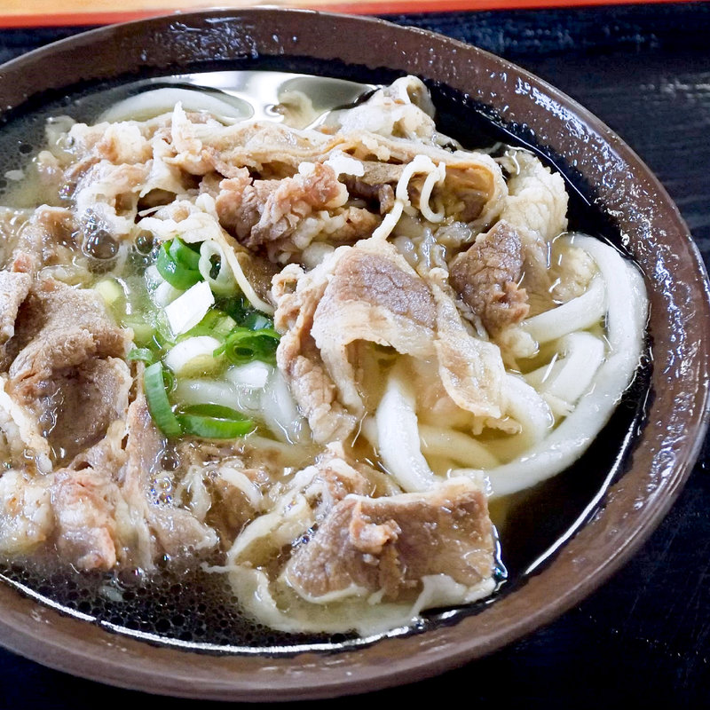 肉うどん(はすい亭詫間店)