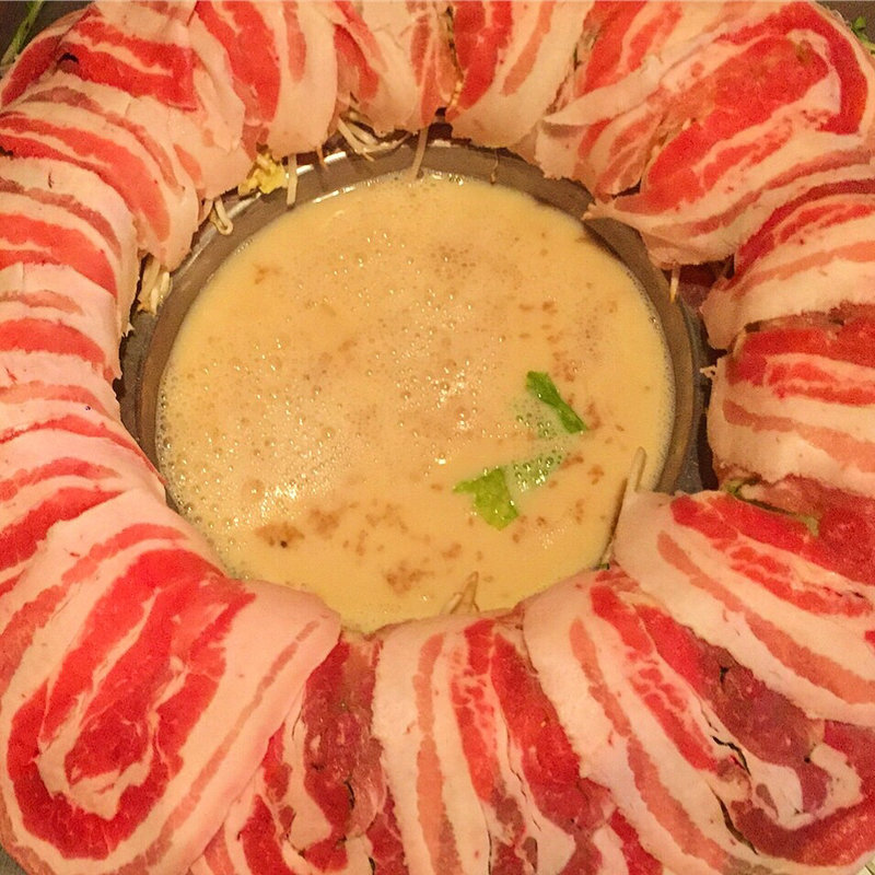  美人豆乳 もや豚（岩中豚）レタスしゃぶしゃぶ(一乃蔵 （いちのくら）)