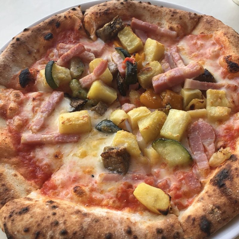 熟成ベーコンと焼野菜のピッツァ(ジャルダン・デ・テ （jardin d’ete）)