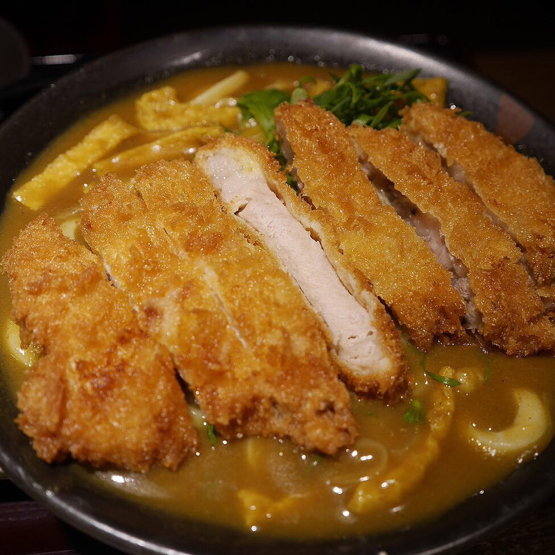 カツカレーうどん(純愛うどん なでしこ 原点 )