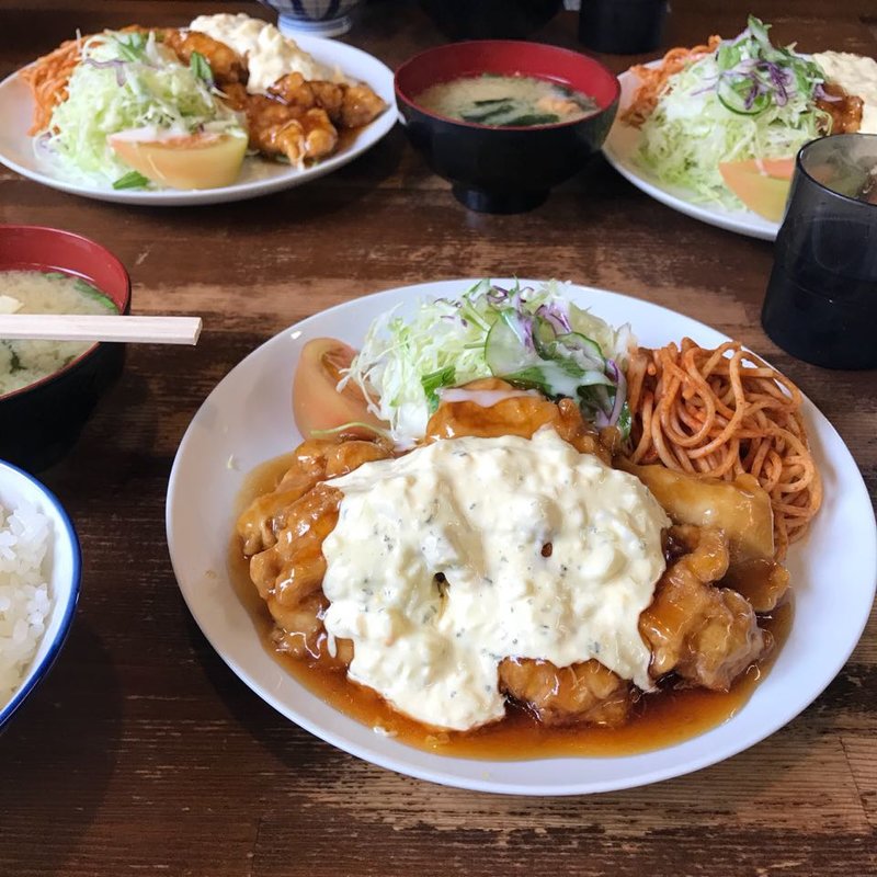チキン南蛮定食(竜宮ラーメン )
