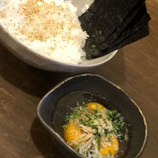 TKGS（卵かけご飯スペシャル）(麺処 極み 大名店)