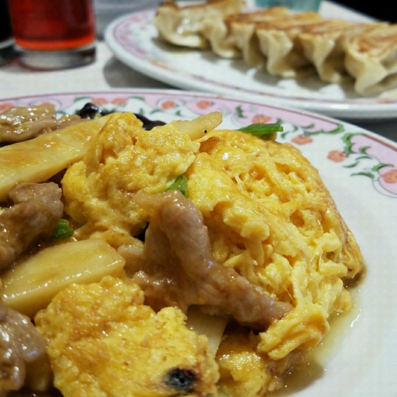 肉と玉子のいりつけ(餃子の王将 武蔵小杉店)