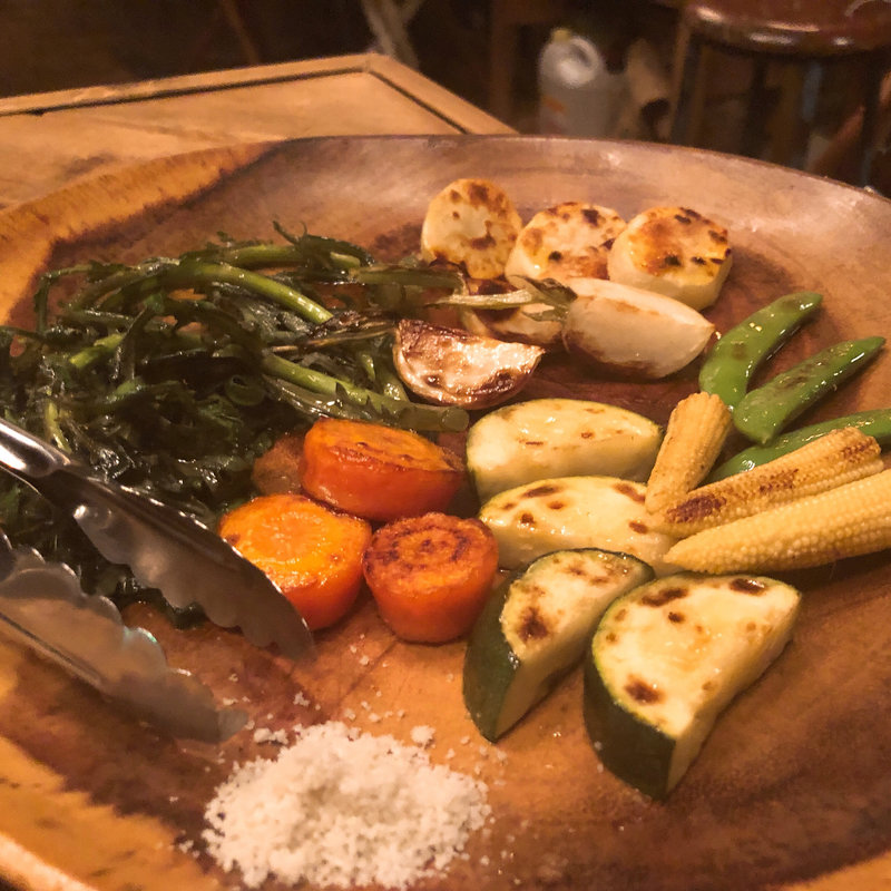 山からの恵 山梨やさいのグリル(肉とワイン)