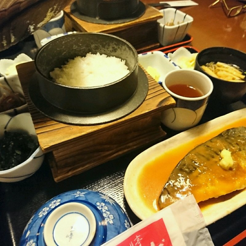 鯖味噌煮ご膳(銀シャリ亭くまだ )