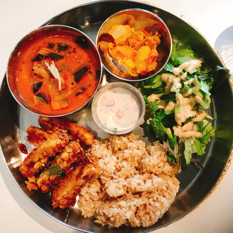 テンペカツカレープレート(SASAYA CAFE)