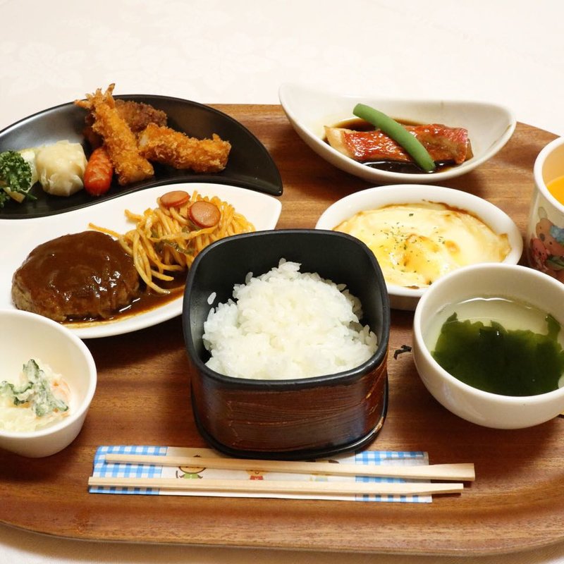 夜のお子様ランチ(食べるお宿　浜の湯 （浜の湯）)