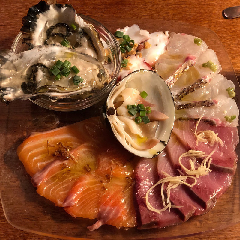 海の幸カルパッチョ(イタリアンバル UOKIN)