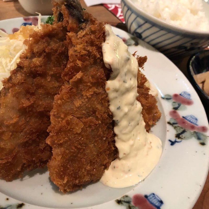 長崎 アジフライ定食(ディヨンナナショクドウ （d47食堂）)