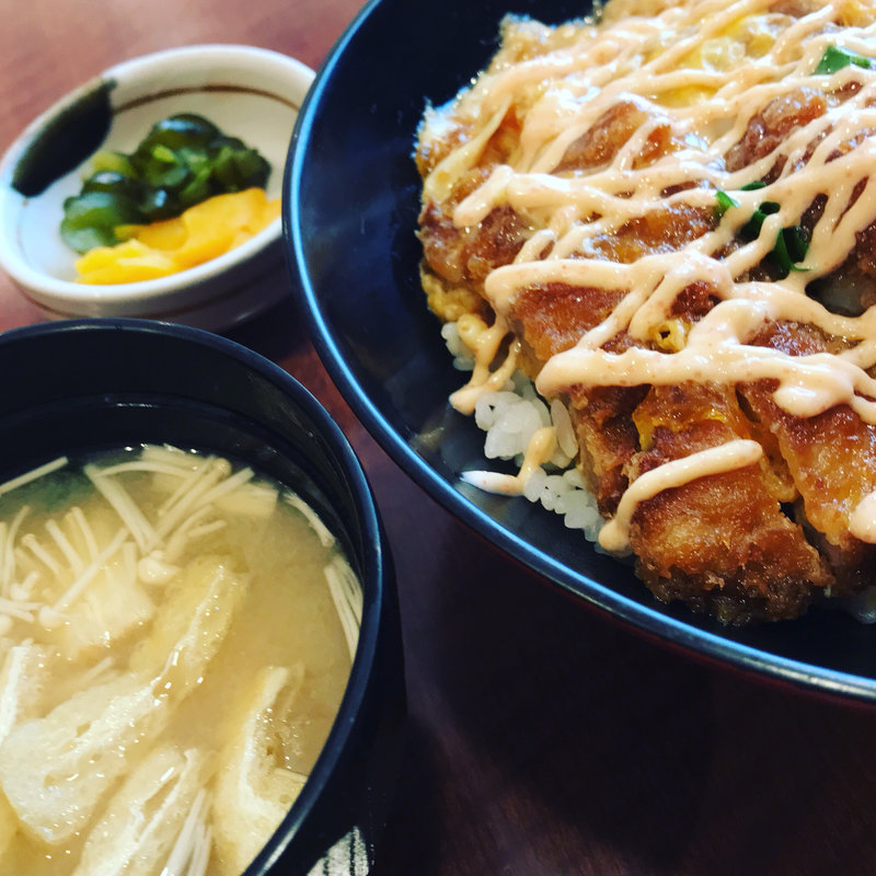 明太子マヨかつ丼(梅よしヘップファイブ店)