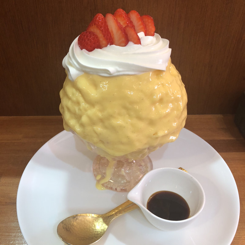 苺プリン(かき氷研究所)