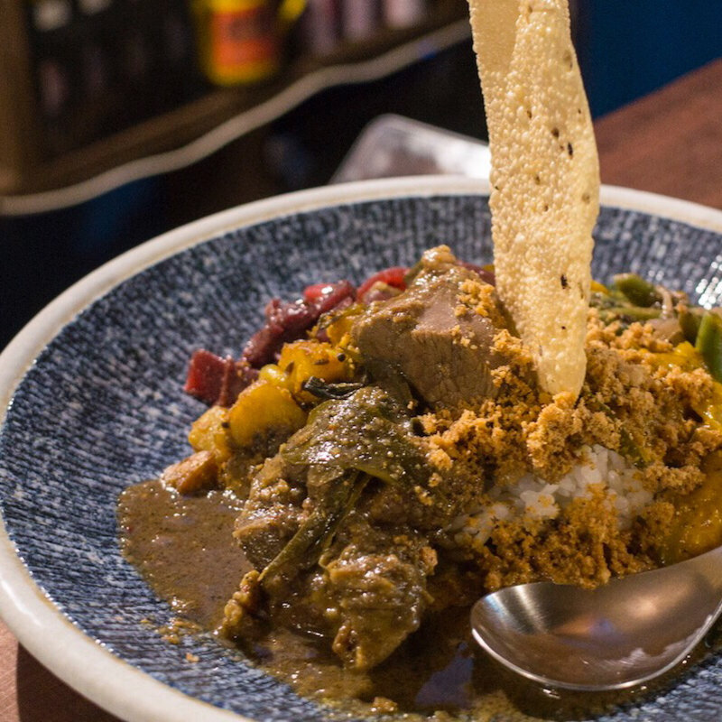 スリランカカレーセット(ラム)(ディレディレカリー （Dhire Dhire Curry）)