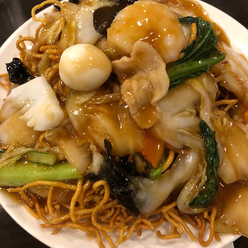 かたやきそば(中華料理 幸楽)