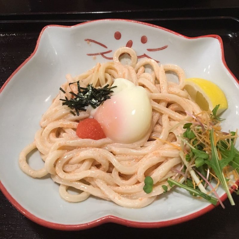 クリーミー明太子うどん(のらや アリオ鳳店)