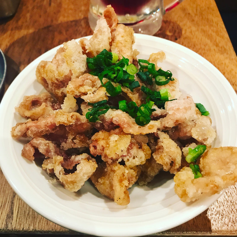 かりかり鶏皮ポン酢(串かつ でんがな 綾瀬店 )