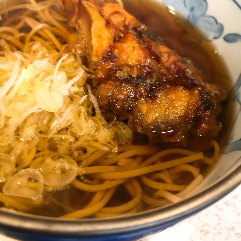 カレーとり天そば(デイリーチコ)