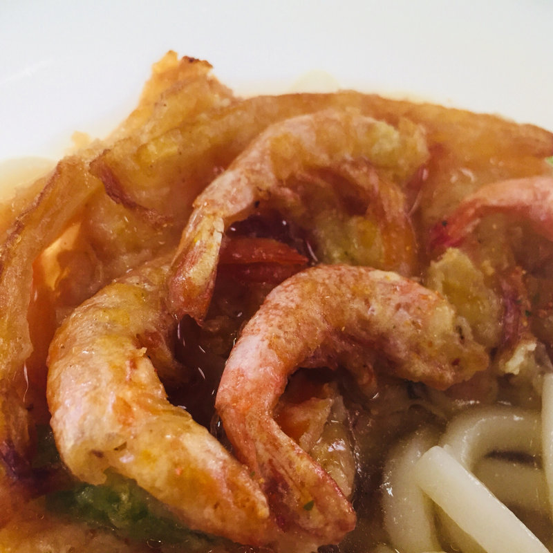 天ぷらうどん(鴨池・垂水フェリー　うどんコーナー )