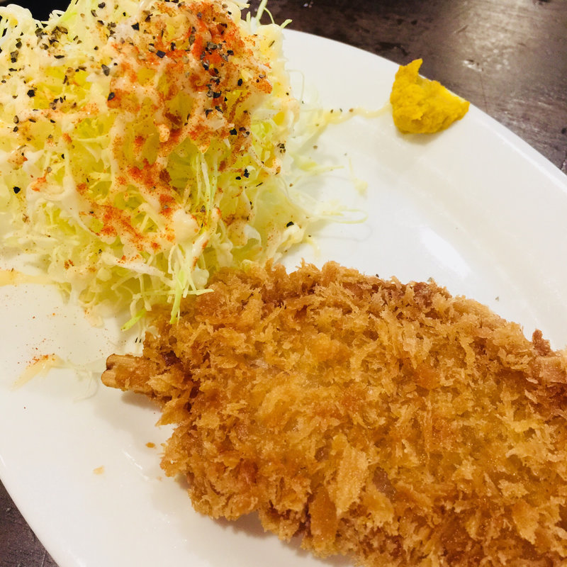 ハムカツ(大鵬閣の餃子BAR 浅草伝一郎)