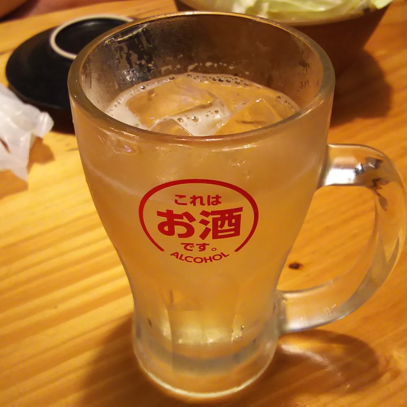 ジムビームホワイトハイボール(鳥貴族 鹿島田店)