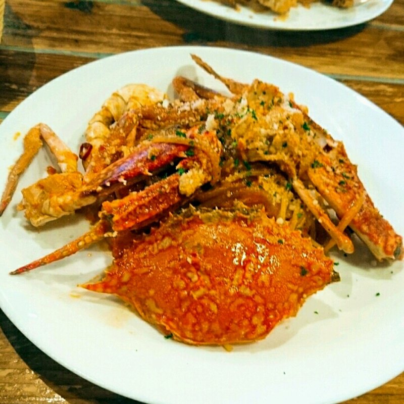 渡り蟹のトマトクリームパスタ(Dining BRIOSO)