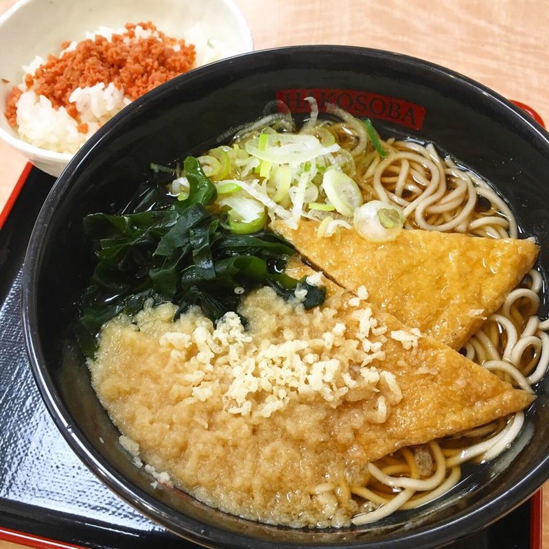 朝そば 一膳ごはんセット(名代 箱根そば 伊勢原店)