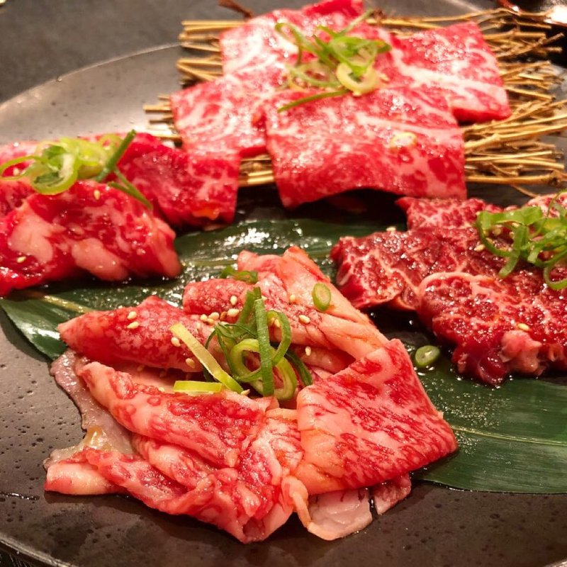 焼肉4種盛り(焼肉石屋 かどの大路四条)