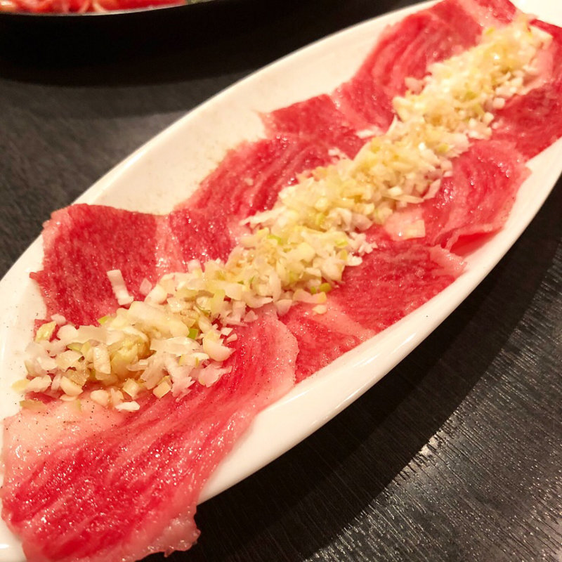 ネギ塩カルビ(焼肉石屋 かどの大路四条)