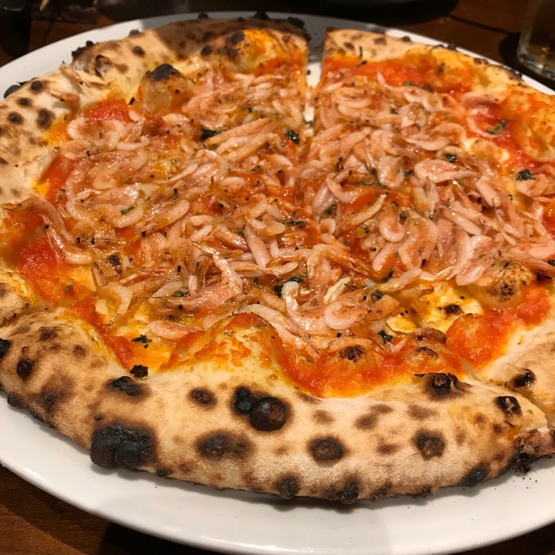 駿河湾の生桜海老と自家製オレガノのマリナーラ(LEGAME)