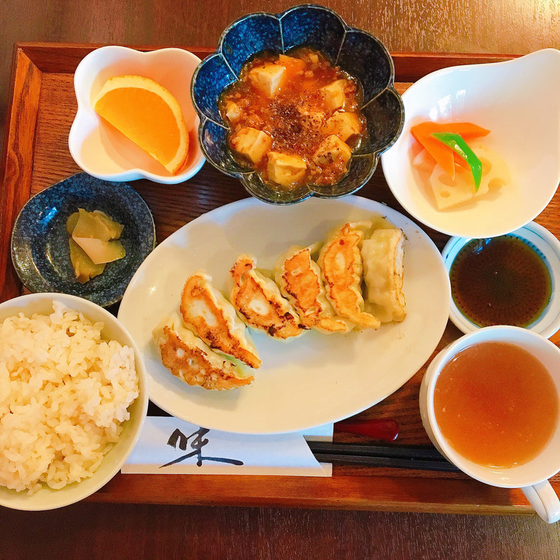 餃子・麻婆豆腐セット(六花)