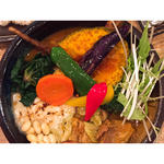 角煮と野菜のスープカレー