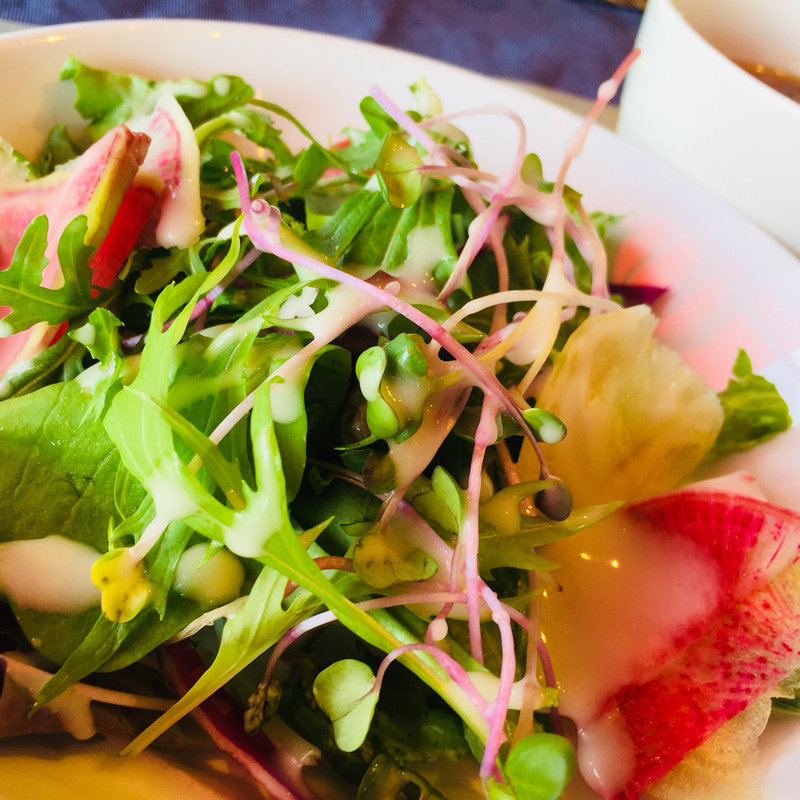 旬の野菜とグリーンサラダ(フィールナチュレワカ （feel nature Waka）)