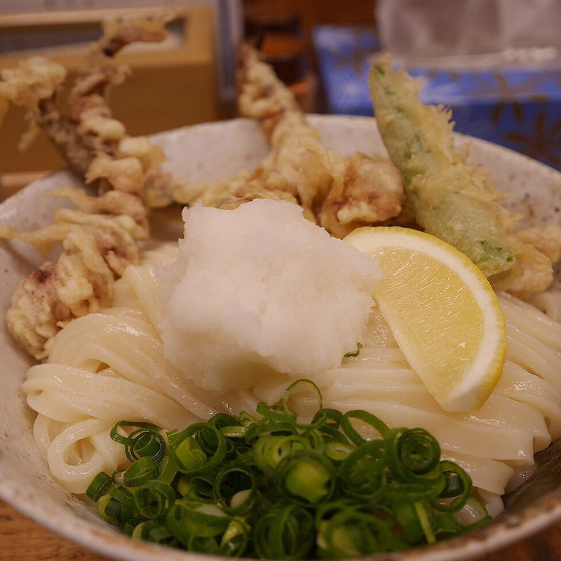 げそ天生醤油うどん(ゆうすけ)