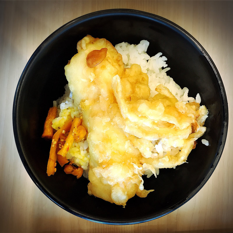 ミニイカ天丼(吉そば 中目黒店 )