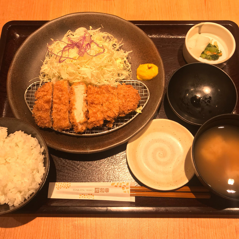 かごしま黒豚さつまロースかつ御飯(とんかつ 和幸 セレオ国分寺店)