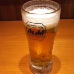 生ビール（中ジョッキ）(かまどか　京急川崎駅前店)