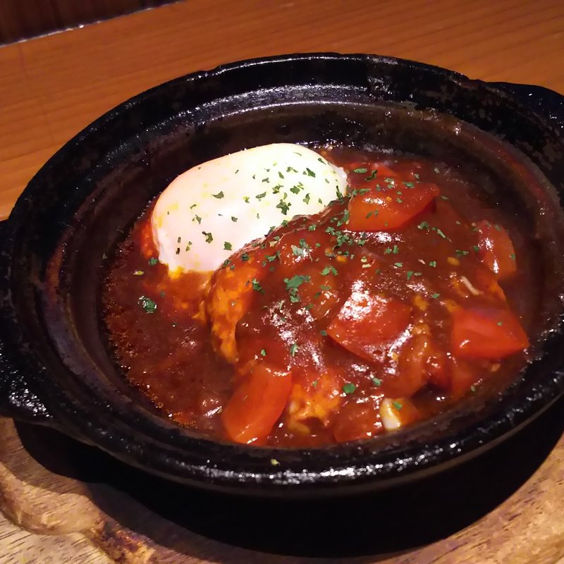 デミグラス鶏ハンバーグ(かまどか　京急川崎駅前店)