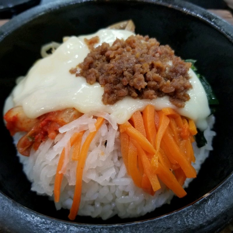 石焼きビビンバ　チーズと卵トッピング(あんにょん 福岡トリアス久山店)