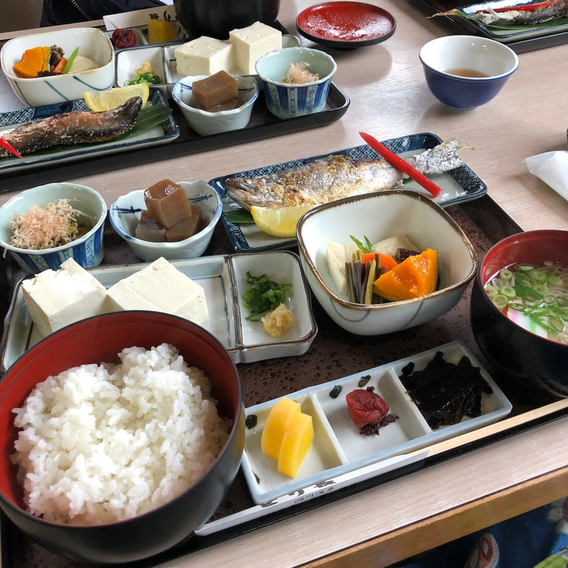 アマゴの塩焼き定食(とり長食堂 )
