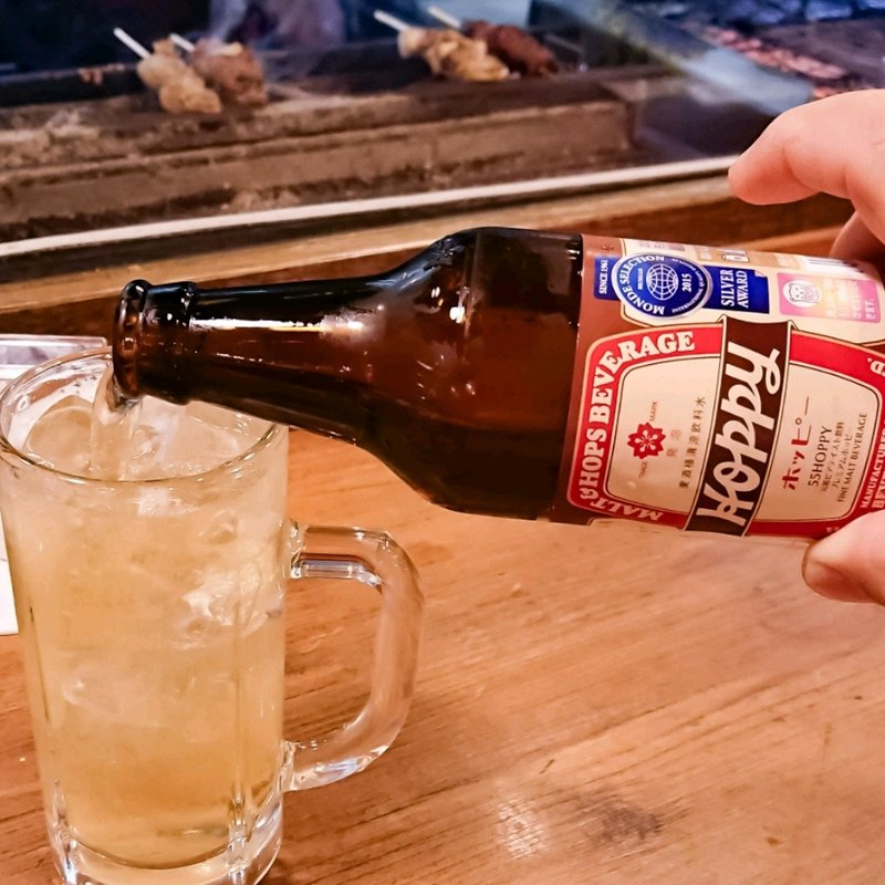 赤ホッピーセット(元祖やきとり串八珍本郷三丁目店)